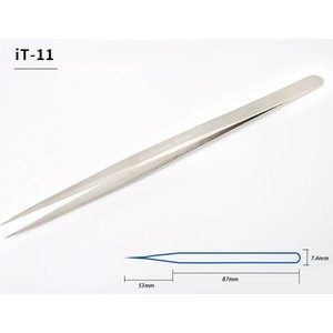 Mounting Tweezers Mechanic IT 11, straight, 115 mm 