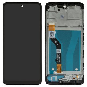 Дисплей для Motorola Moto G60, черный, с рамкой, High Copy, 1540415532  1540419350