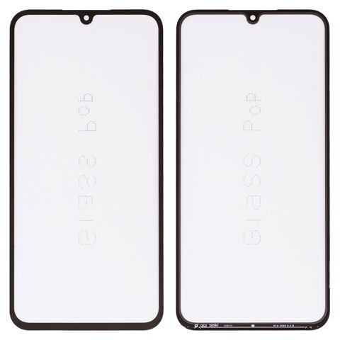 Housing Glass G+OCA PRO compatible with Samsung A346 Galaxy A34 5G, with OCA film, black 