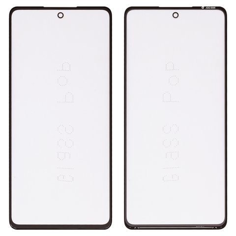 Housing Glass G+OCA PRO compatible with Samsung G780 Galaxy S20 FE, G781 Galaxy S20 FE 5G, with OCA film, black