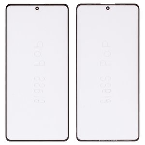Housing Glass G+OCA PRO compatible with Xiaomi Poco F5, Redmi Note 13 5G, with OCA film, black 
