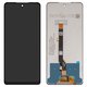 Дисплей для Tecno Spark 20 Pro (KJ6); Infinix Hot 40 (X6836), Hot 40 Pro (X6837), черный, без рамки, Оригинал (переклеено стекло), TXDI680QBQPX