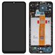 LCD compatible with Samsung A047 Galaxy A04s, A136 Galaxy A13 5G, (black, with frame, FLYCDI, FPC651060V0)