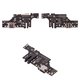 Flat Cable compatible with ZTE Blade V40 Vita, (headphone connector, charge connector, with microphone, with components, High Copy, charging board)