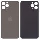 Housing Back Cover compatible with iPhone 11 Pro, (gray, no need to remove the camera glass, Original (PRC), big hole, matte space gray)