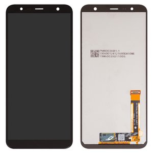 LCD compatible with Samsung J415 Galaxy J4+, J610 Galaxy J6+, black, without frame, High Copy 