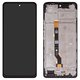 LCD compatible with Infinix Hot 40 Pro (X6837), (black, with frame, High Copy)