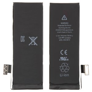 Batería puede usarse con iPhone 5, Li Polymer, 3.8 V, 1440 mAh, Original PRC , original IC, #616 0611 616 0613