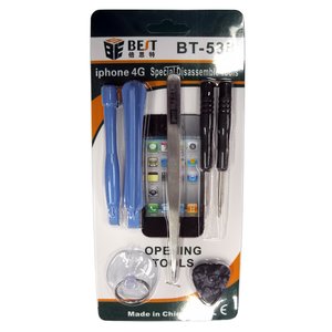 Juego de herramientas para reparación de dispositivos móviles puede usarse con Apple iPhone 4, iPhone 4S