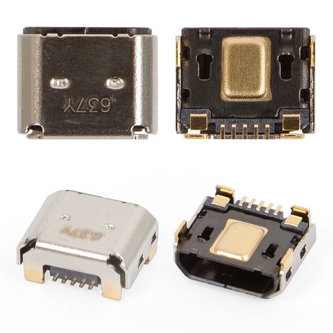 Conector de carga puede usarse con HTC One M8, One M8 Dual SIM, One M8e, 5 pin, micro USB tipo B
