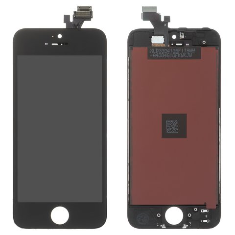 Pantalla LCD puede usarse con Apple iPhone 5, negro, con marco, AAA, NCC ESR ColorX