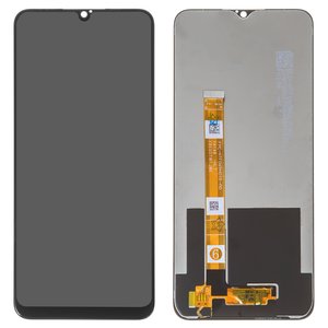 Pantalla LCD puede usarse con Realme 5, 5i, 5s, 6i, negro, sin marco, Original PRC , RMX2030, RMX2032, RMX1925, RMX2040, FPC HTF065H019 A0