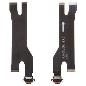 Cable flex puede usarse con Huawei P30 Pro, del conector de carga, con componentes