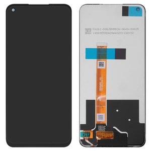Pantalla LCD puede usarse con Realme 7 Global , 7 5G; Oppo A73 5G 2020 , negro, sin marco, Original PRC , CPH2161, RMX2111, DI0649JN01 V07
