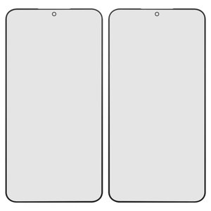 Vidrio de carcasa puede usarse con Samsung S916 Galaxy S23 Plus, con película OCA, negro