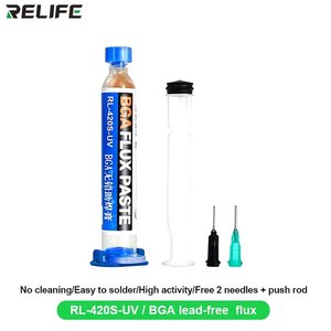 Fundente en pasta RELIFE RL 420S UV, 10 ml