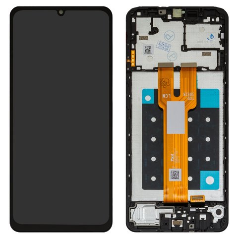 Pantalla LCD puede usarse con Samsung A066 Galaxy A06 5G, negro, con marco, original vidrio reemplazado 