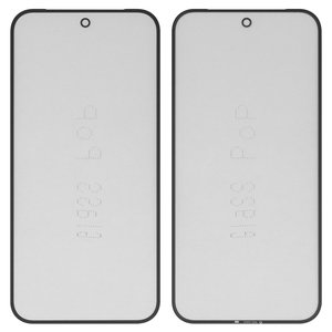 Vidrio de carcasa G+OCA PRO puede usarse con Google Pixel 9 Pro XL, con película OCA, negro