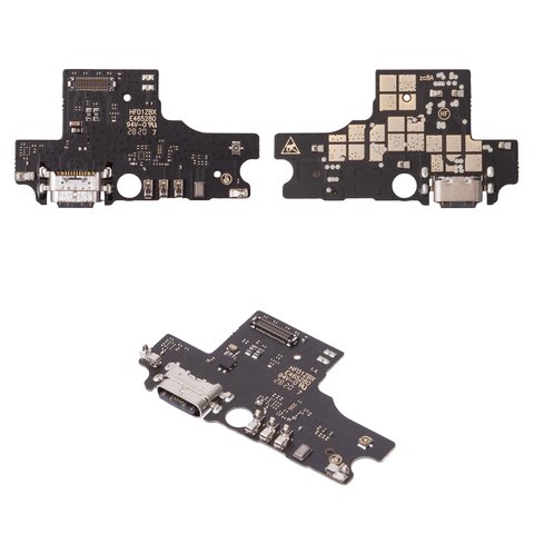 Cable flex puede usarse con ZTE Blade A51 2021 , del conector de carga, con micrófono, con componentes, High Copy, placa del cargador