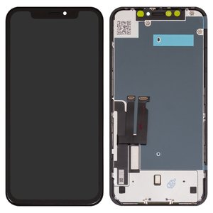 Pantalla LCD puede usarse con iPhone XR, negro, con marco, AAA, sin empaque, TFT , GX