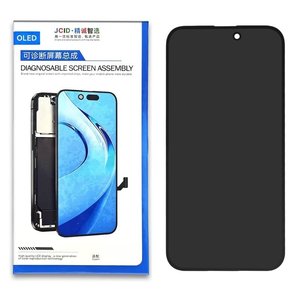 Pantalla LCD puede usarse con iPhone 14 Pro Max, negro, con marco, sin error, OLED  JCID Diagnosable, 120Hz