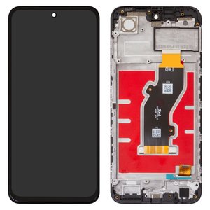 Pantalla LCD puede usarse con ZTE Blade V70, Nubia V70, negro, con marco, High Copy, TXDI670QBAPX 23