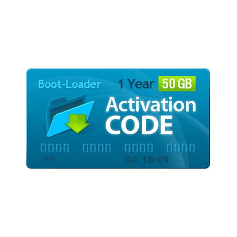 Активационный код Boot Loader v2.0 1 год, 50+10 ГБ 