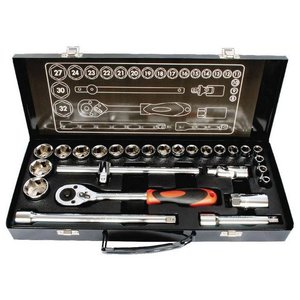 Набір торцевих головок з тріскачкою INTERTOOL ET 6027