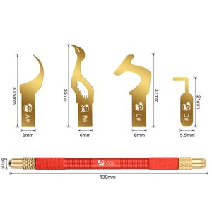 Набір скальпелів Mechanic 004, для мікросхем, 4 in 1