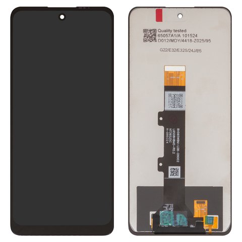 Дисплей для Motorola Moto G22 XT2231, черный, без рамки, High Copy