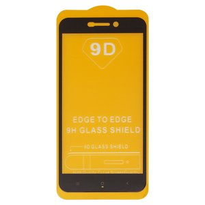 Захисне скло для Xiaomi Redmi 4A, Redmi 4X, Redmi 5A, Redmi Go, сумісне з чохлом, Full Glue, без упаковки , чорний