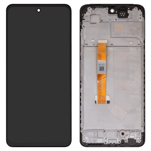 Дисплей для Oppo A58 4G, чорний, з рамкою, High Copy, CPH2577, 1540452110