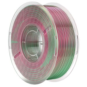 Филамент для 3D принтера ELEGOO PLA Silk Green Red, 1 кг