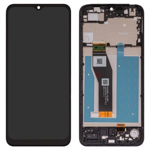 Дисплей для Motorola Moto E13 XT2345, чорний, з рамкою, High Copy, XT2345