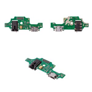 Шлейф для Tecno Spark 5 KD7S , конектора навушників, конектора зарядки, з мікрофоном, Сopy, плата зарядки