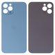 Задняя панель корпуса для iPhone 12 Pro, синяя, не нужно снимать стекло камеры, Original (PRC), big hole