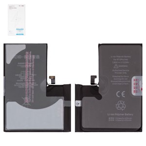 Акумулятор JCID для Apple iPhone 13 Pro Max, Li Polymer, 3,85 B, 4550 мАг, збільшена ємність, high capacity