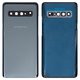 Задняя панель корпуса для Samsung G977 Galaxy S10 5G, черная, со стеклом камеры