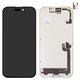Дисплей для iPhone 17, чорний, з рамкою, High Copy, (OLED), GX OEM hard
