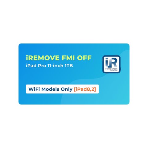 iRemove FMI OFF iPad Pro 11 inch 1TB лише WiFi моделі [iPad8,2]