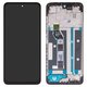 Дисплей для Motorola Moto E15, Moto G05, Moto G15, чорний, з рамкою, (Box), TXDI670EDCPX-22