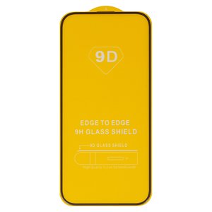 Защитное стекло для Apple iPhone 17 Pro Max, совместимо с чехлом, Full Glue, без упаковки , черный