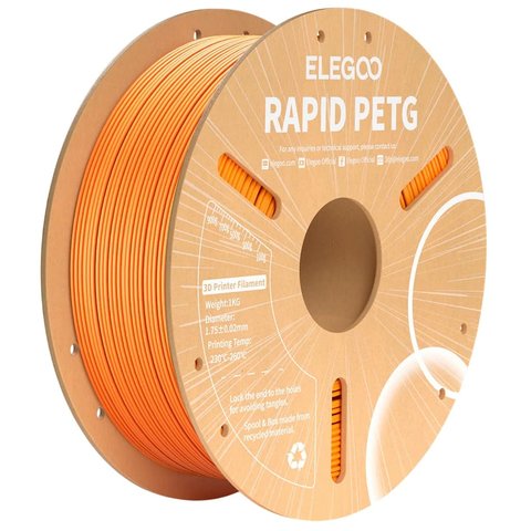 Филамент ELEGOO RAPID PETG, оранжевый orange , 1 кг