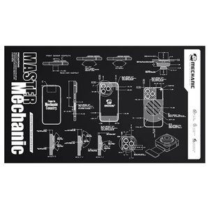 Коврик монтажный Mechanic V77, силиконовый, антистатический, 600 мм, 350 мм