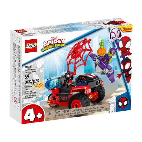 Конструктор LEGO Marvel Spidey Майлз Моралес: техно трайк Человека паука 10781 