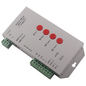 LED RGB Controller T-1000S HTL-008 (with SD card, DMX 512, WS2811, WS2801, WS2812B, 15 A) LED RGB Controller T-1000S HTL-008 (with SD card, DMX 512, WS2811, WS2801, WS2812B, 15 A)